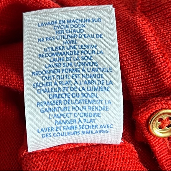 BODEN Red Noelle Knit Wool Long Sleeve Dress - Picture 11 of 11